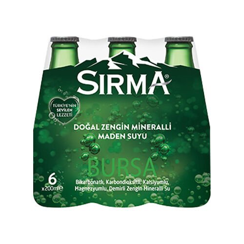 Sırma Sade Maden Suyu 6*200 ml